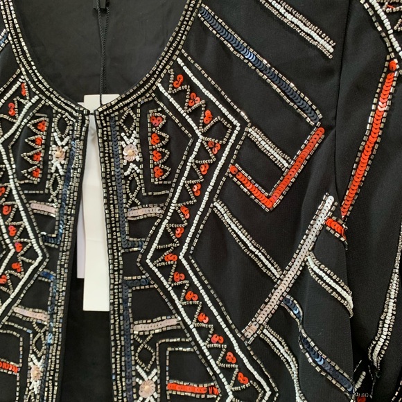 NWT Parker Sequined Jacket (XS) - Picture 2 of 4